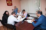 Члены ОП Одинцовского района на встреча с Ш. О. Горгадзе
