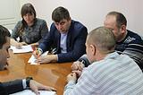 Фото: Встреча с главой городского поселения Голицыно Дудоровым А. Н. 20 ноября 2014