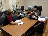 Светлана Юрьевна Исаева и директор специальной коррекционной школы Надежда Людмила Николаевна Галаева