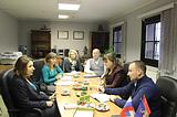 Фото: Встреча с главой сельского поселения Назарьевское 26 ноября 2014