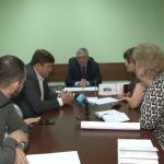Фото: Встреча с застройщиком общеобразовательной школы в г. п. Лесной городок и главой поселения 19 декабря 2014 года.