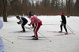 Старт лыжного забега