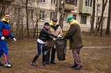 Оксана Николаевна Маркина, Андрей Александрович Блощинский, Михаил Евгеньевич Декань (фото Андрея Горбачика)