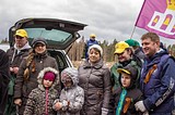 Фото: Акция «ЛЕС ПОБЕДЫ» 25 апреля 2015 года