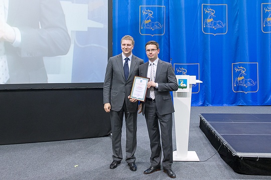 Торжественное заседание ОП 24 июля 2015 года, ЦыбулякМаксимОстроухов