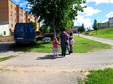 Фото: Выезд в с. Ершово по вопросу благоустройства футбольного поля 15 августа 2015 года