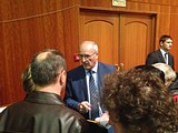 Фото: Встреча с жителями по вопросу УК «Трансинжстрой» и «Дом Сервис» 01 октября 2015 года