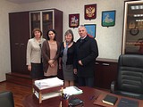 Фото: Встреча с главой г. п. Заречье октябрь 2015 года