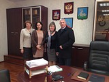 Фото: Встреча с главой г. п. Заречье октябрь 2015 года