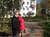 Фото: Встреча с главой г. п. Заречье октябрь 2015 года