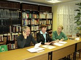 Одинцовская библиотека №3, консультанты-эксперты Ольга Сорокина и Виктор Погиблов