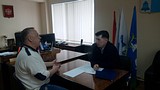 встреча с главой сельского поселения Часцовское,
