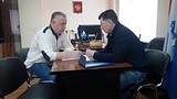 встреча с главой сельского поселения Часцовское, Сергей Сармин