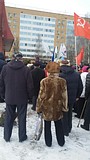 участники митинга