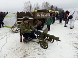 реконструкция боя в поселке Сосновка