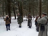 реконструкция боя в поселке Сосновка
