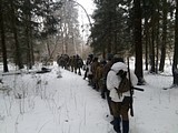 реконструкция боя в поселке Сосновка