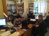 посещение Управления социальной защиты населения, Надежда Котович