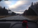 в дороге
