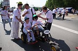 подготовка к Паралимпийскому забегу