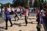начало семейно-спортивного праздника