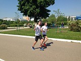 участники Олимпийского забега