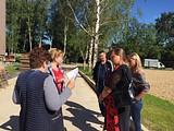 Инспекция строящейся школы в Лесном городке