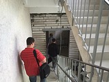 Инспекция строящейся школы в Лесном городке