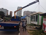 Демонтаж незаконных торговых объектов в сельском поселении Успенское