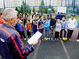 Спортивный праздник на бульваре Маршала Крылова