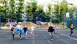 Спортивный праздник на бульваре Маршала Крылова
