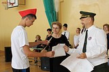 Кадетские игры в МБОУ Кубинской СОШ №1 имени Героя Р. Ф. И. В. Ткаченко