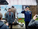 Открытие памятника Виталию Силаньеву