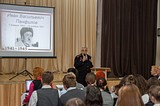 Читательская конференция к 75-летию битвы под Москвой, Одинцовская школа №1 