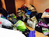 Штаб помощи погорельцам на улице Молодежная, 18