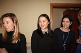 Елена Горбачева, Ольга Лащева и Мария Подъяпольская