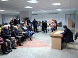 Cобрание жителей п. Кубинка — 2 по вопросу закрытия единственного спортивного объекта — ГОКа (Гарнизонного офицерского клуба)