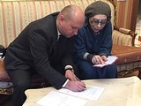 Народная артистка СССР Инна Чурикова подает документы в Общественную палату Одинцовского района третьего созыва