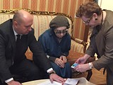 Народная артистка СССР Инна Чурикова подает документы в Общественную палату Одинцовского района третьего созыва