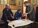 Народная артистка СССР Инна Чурикова подает документы в Общественную палату Одинцовского района третьего созыва