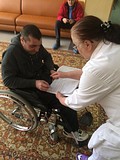 Роман Рыженков отправляется на реабилитацию в медицинский центр деревни Голубое, Истринского района