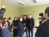 Инспекция хода строительства школы в Лесном городке