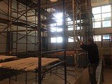 Инспекция хода строительства школы в Лесном городке
