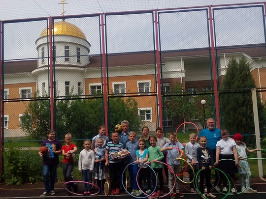 Веселые старты для ребят из православного социально-культурного центра