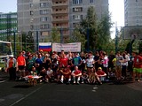 Соревнования по волейболу ко Дню флага России