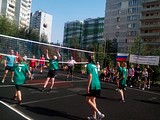 Соревнования по волейболу ко Дню флага России