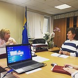 Встреча с начальником Управлен я социальной защиты населения Одинцовского района Натальей Малашкиной