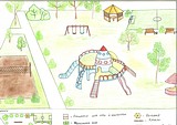 Ксения Алешина, номинация «Нарисуй свою детскую площадку»