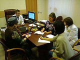 Посещение клинической больницы №123