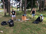 Субботник вдоль Ликинских прудов
